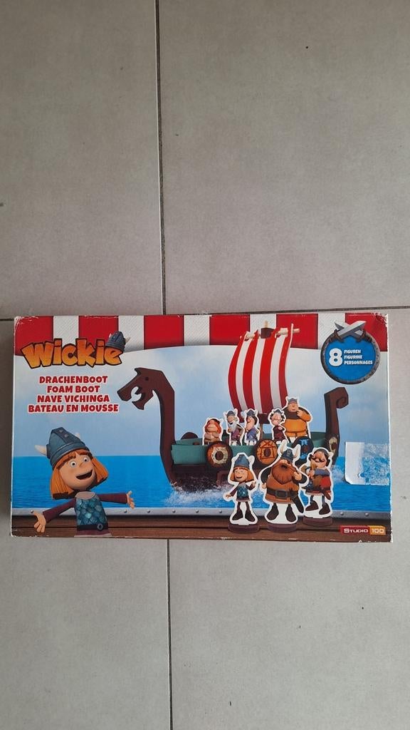 Wickie De Viking Drakenboot knutselset, Ophalen of Verzenden, Zo goed als nieuw