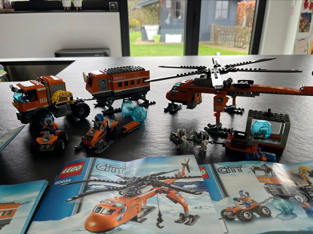 LEGO City Arctic 60032, 6034 en 60035, Ophalen of Verzenden, Zo goed als nieuw, Lego