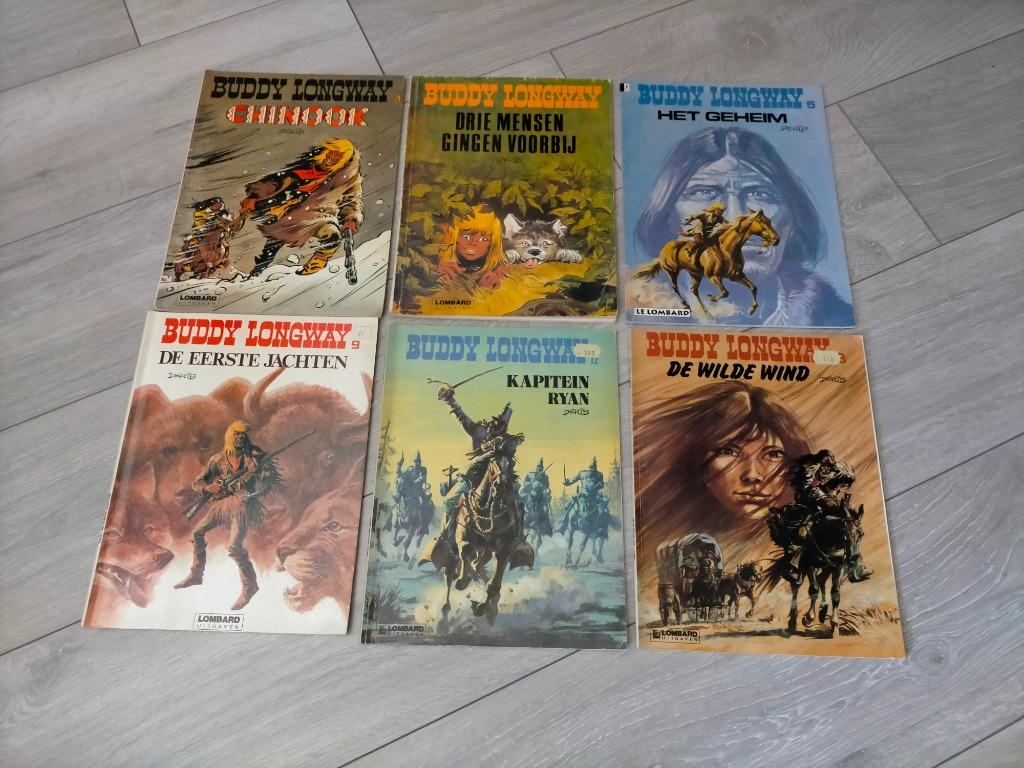 Buddy Longway, Meerdere stripboeken, Ophalen of Verzenden, Gelezen