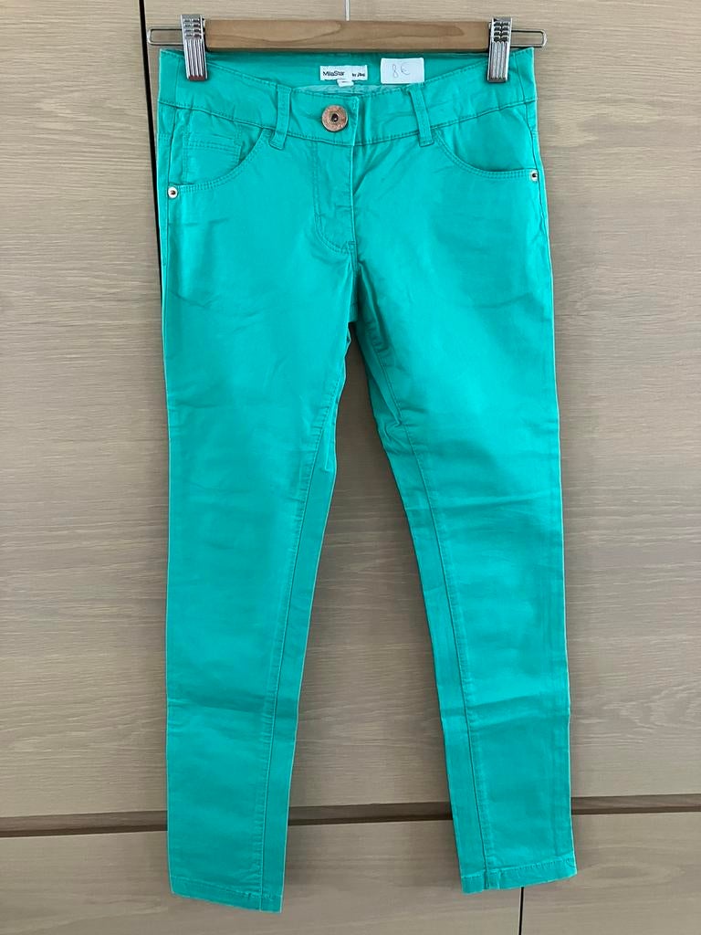 Groene broek Milla Star (JBC) - 140 (10 jaar), Pantalon, Enlèvement ou Envoi, JBC, Comme neuf