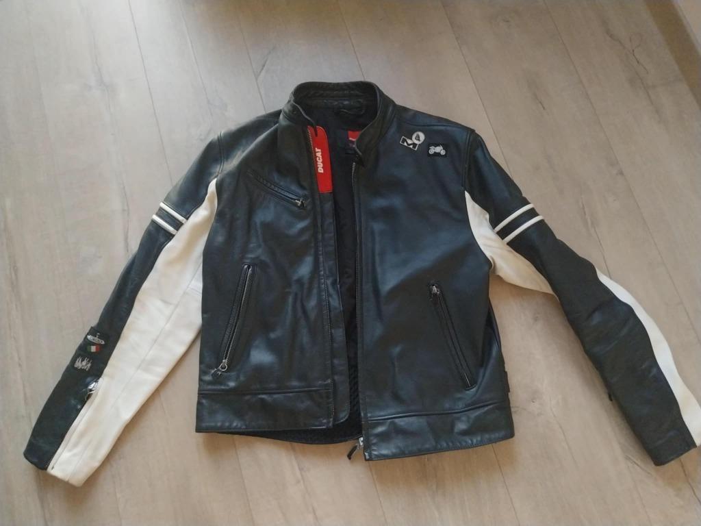 Lederen Motorvest Ducati, Motoren, Kleding | Motorkleding, Ophalen of Verzenden, Jas | leer