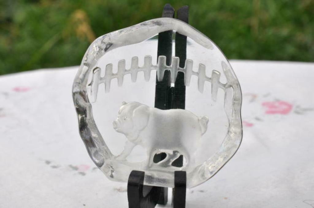 §  presse papier en cristal decor cochon creux, Enlèvement ou Envoi
