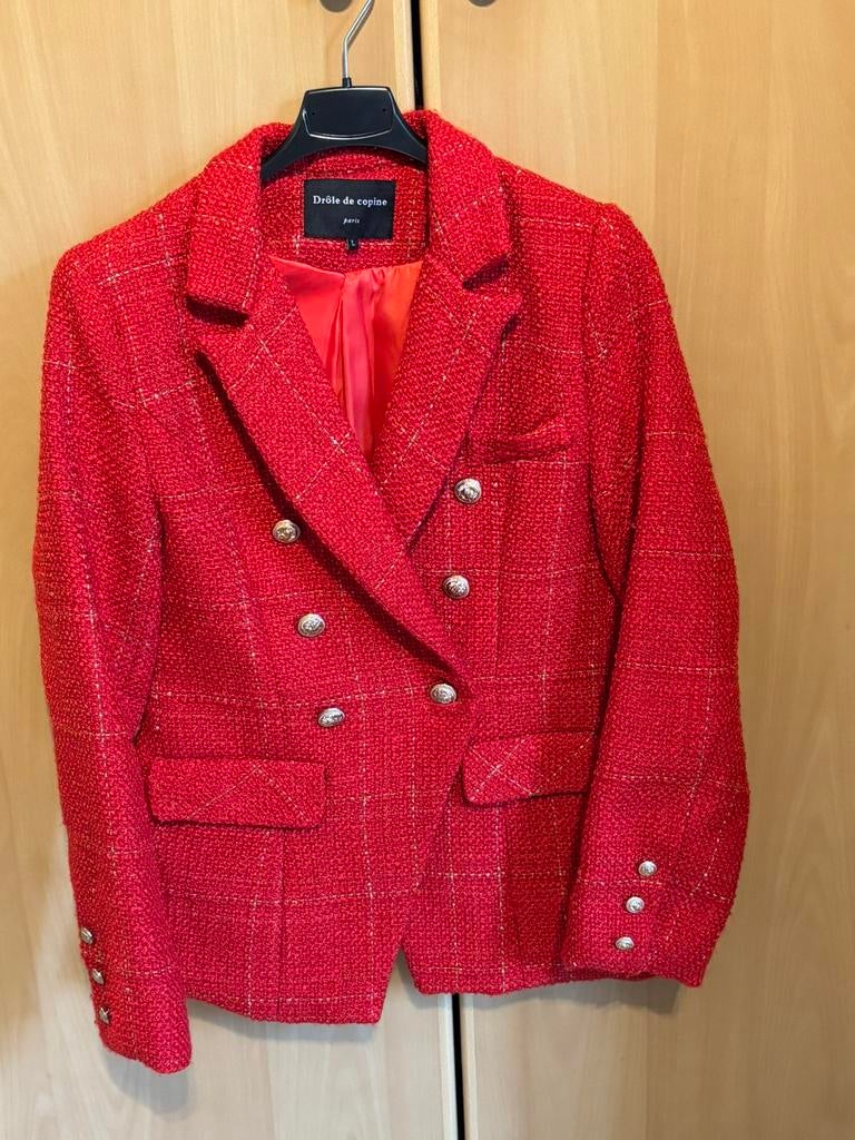 Blazer vestjes, Kleding | Dames, Ophalen of Verzenden, Zo goed als nieuw, Maat 38/40 (M), Rood