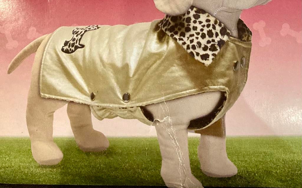 Hondenregenjas maat 34 gold voor kleine hond. NIEUW, Dieren en Toebehoren, Ophalen, Nieuw, Hondenregenjas