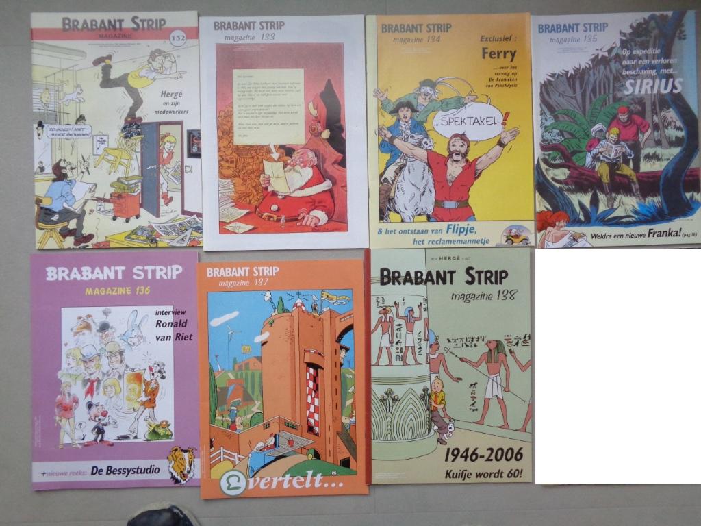Brabant Strip Magazine - 7 nrs (132 - 138), Ophalen of Verzenden