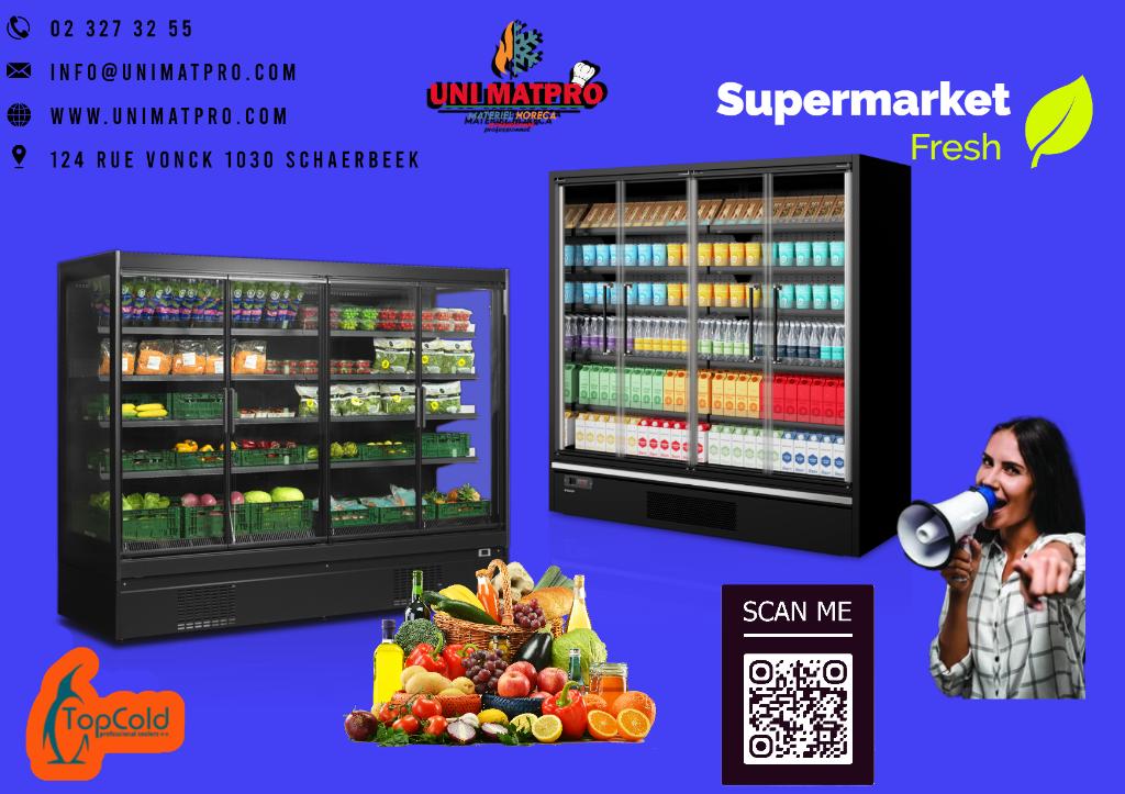 vitrine frigo supermarket, Ophalen of Verzenden, Nieuw