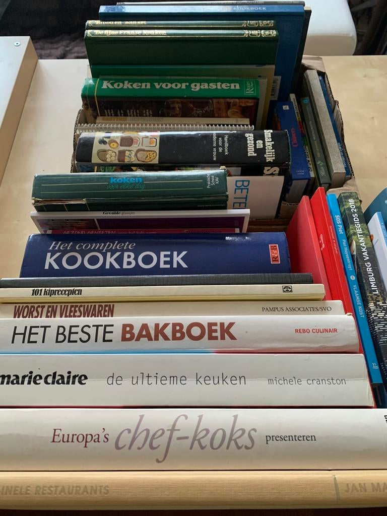 Kookboeken, Ophalen, Gelezen