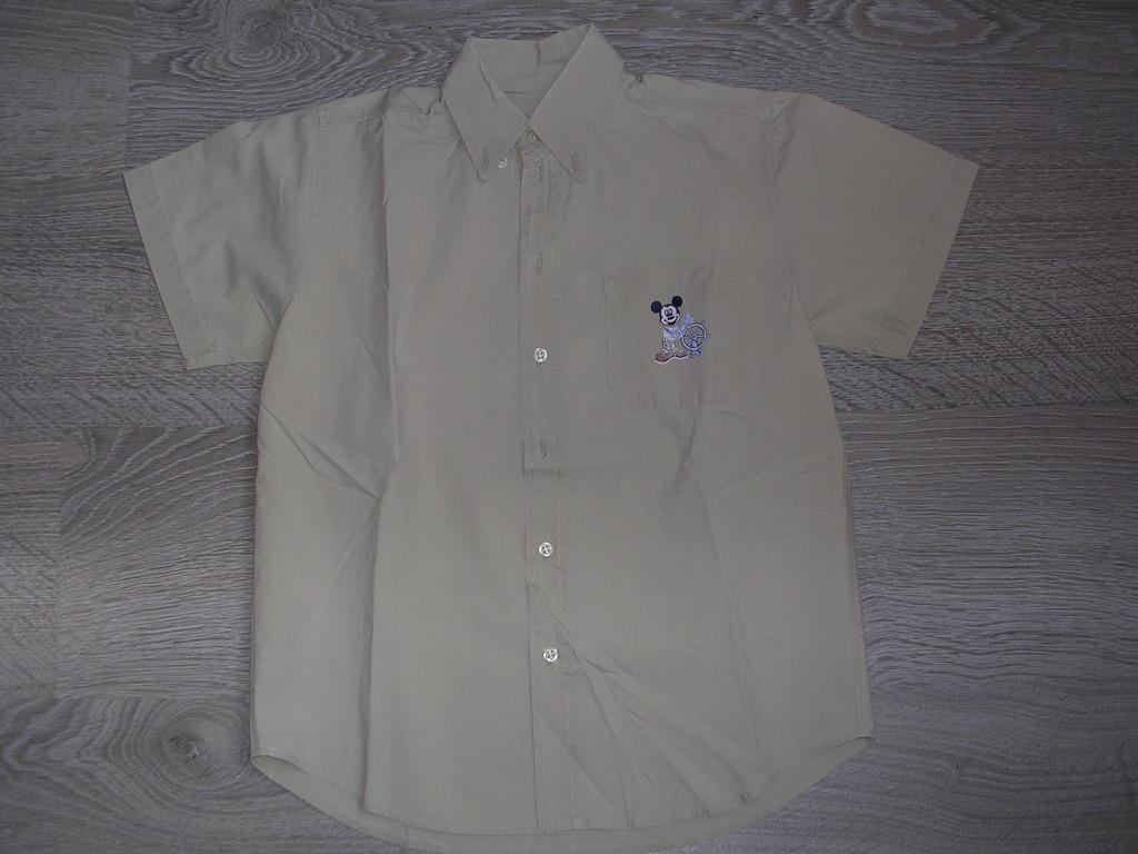 jongens hemd met korte mouwtjes. Maat 128. (DONALDSON), Overhemd of Blouse, Ophalen of Verzenden, Zo goed als nieuw, Jongen