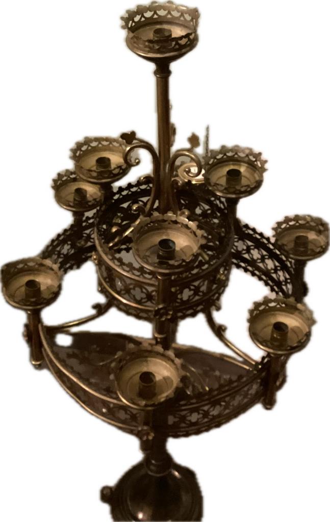 Chandelier eglise plus ou moins 80 cm, Enlèvement