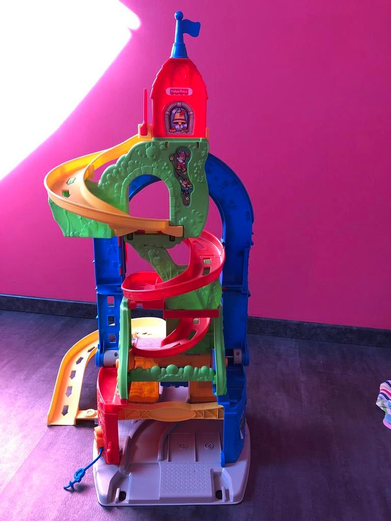 Racebaan Fisher Price, Ophalen, Zo goed als nieuw, Racebaan