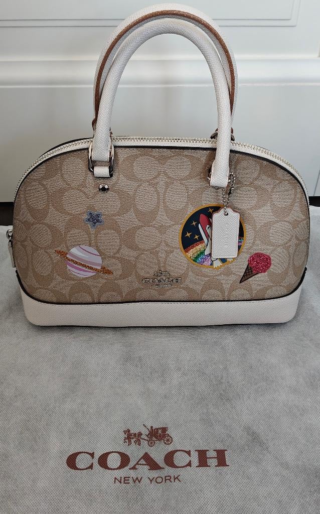 Coach Signature Sierra Satchel Handtas Space Nasa, Ophalen of Verzenden, Zo goed als nieuw, Handtas