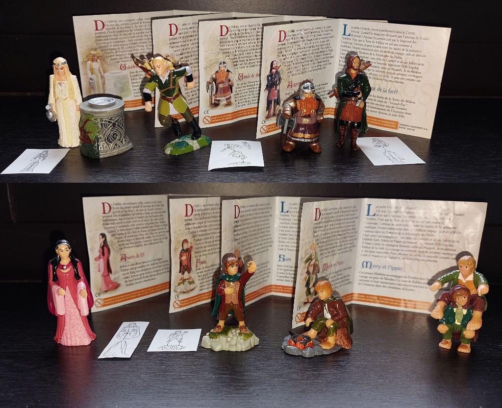Série complète Le Seigneur des Anneaux + ts les papiers BNL, Enlèvement ou Envoi, Comme neuf, Figurines en plastique dur