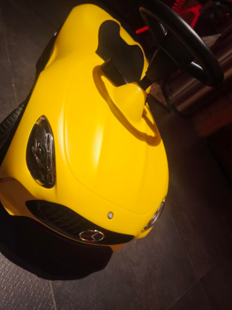 Porteur enfant AMG Mercedes jaune neuf, Enlèvement, Neuf