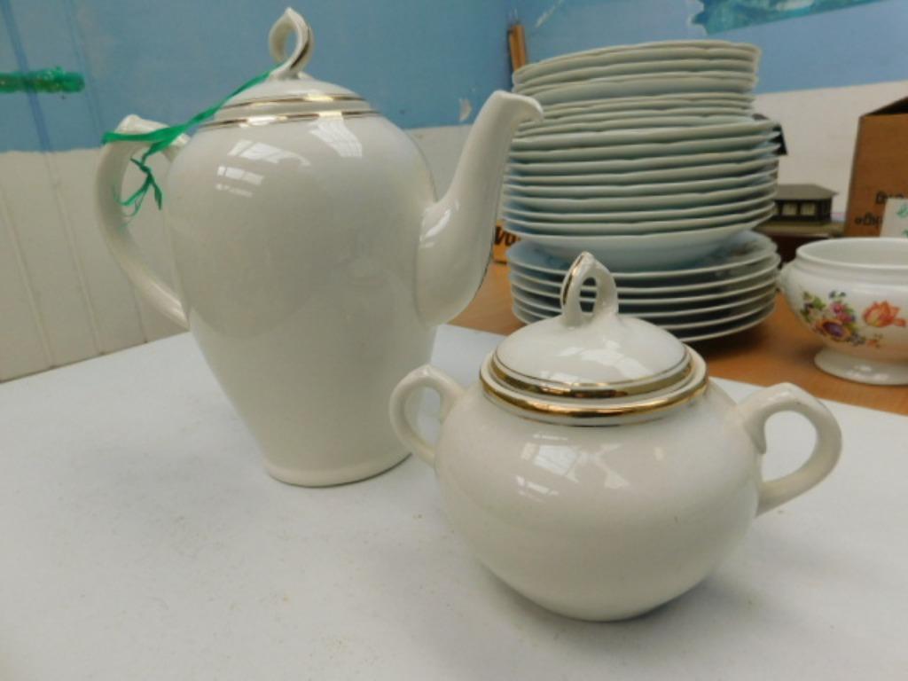 Koffie en theepot Boch Belgium, Huis en Inrichting, Ophalen of Verzenden, Gebruikt