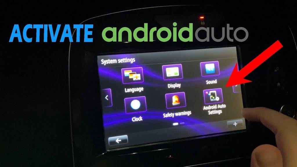 Activatie Android Auto voor Renault R-Link 1, Ophalen