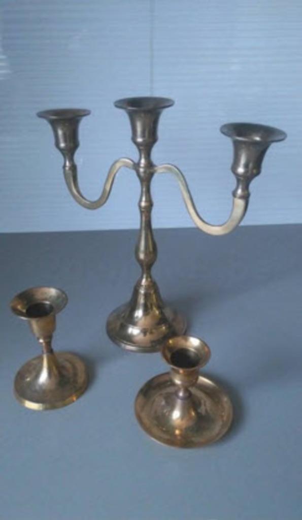 Koperen kandelaars, Ophalen, Koper of Brons