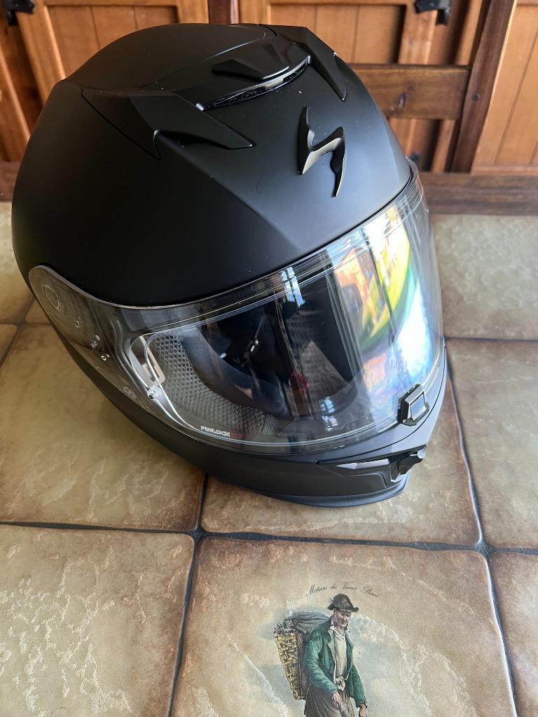 Motorhelm Scorpion EXO-520 Air Matzwart, Motoren, Overige merken, Dames, Ophalen of Verzenden, Integraalhelm