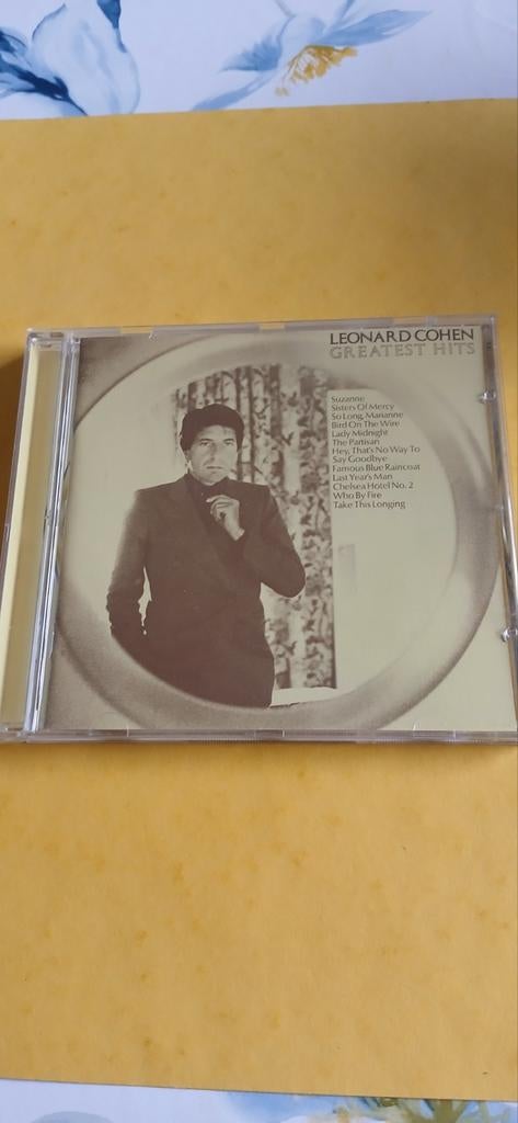 Cd Leonard Cohen - Greatest hits, Ophalen of Verzenden, Zo goed als nieuw