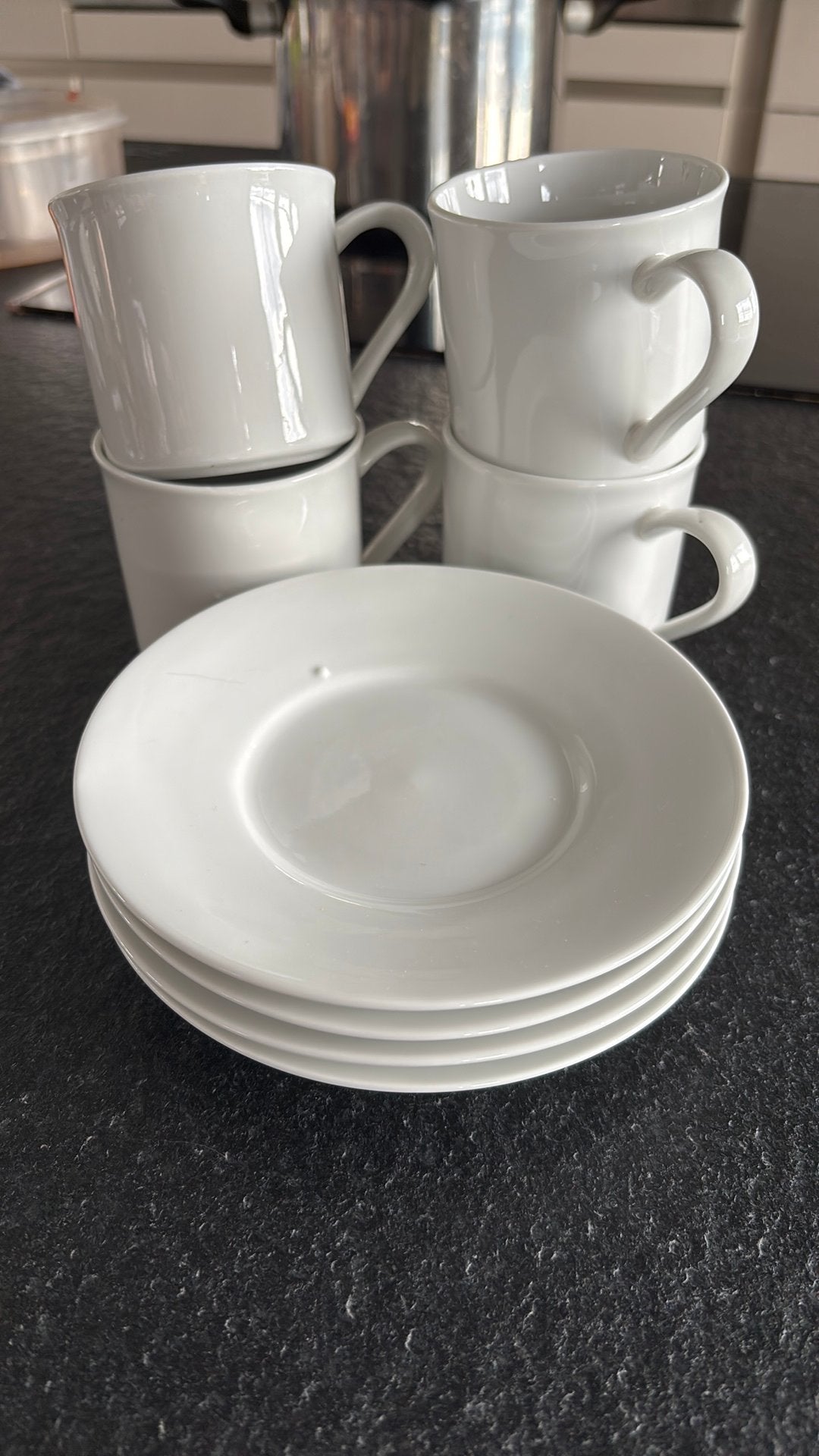 4tassen 4onderborden, Verzenden, Nieuw