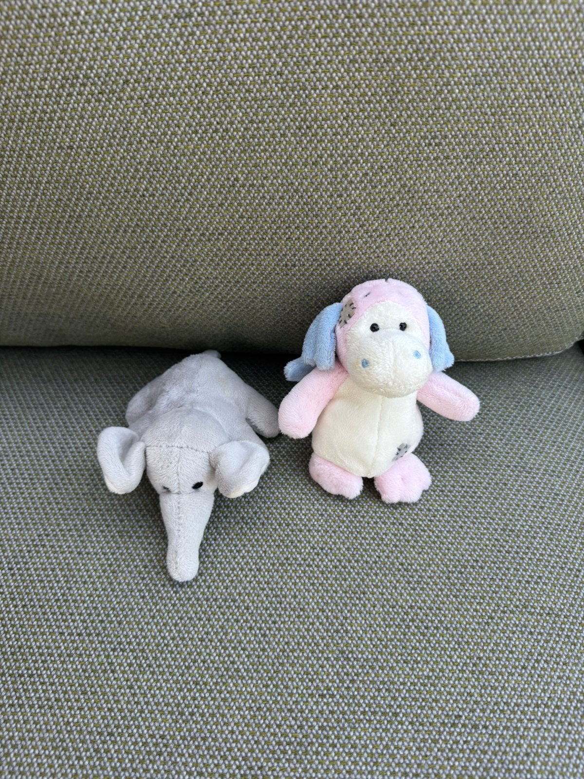 Draak en olifant, Enfants & Bébés, Jouets | Peluches, Overige karakters, Autres marques, Utilisé, Multicolore