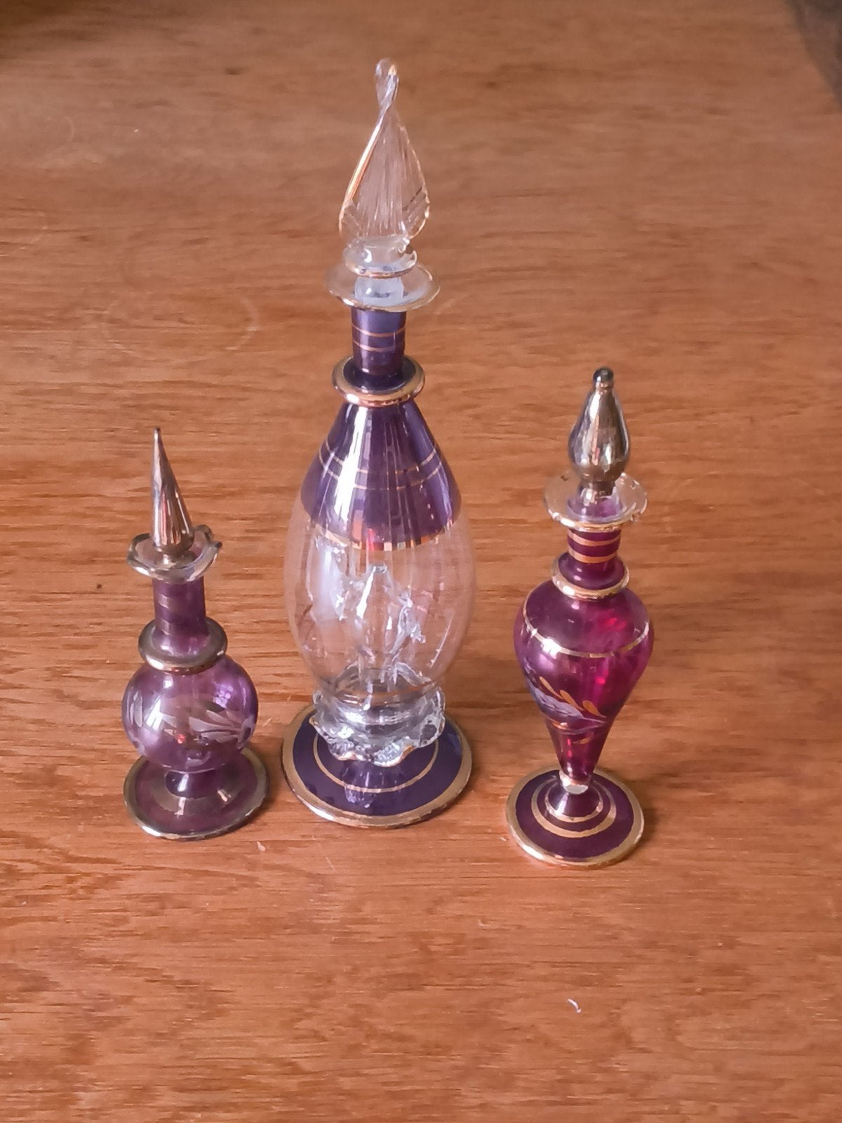 flacon de parfun en cristal égyptien, Enlèvement, Comme neuf, Bouteille de parfum