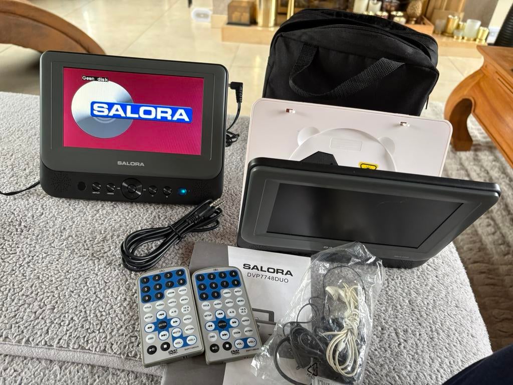 Duo draagbare dvd speler van Solara, Audio, Tv en Foto, Ophalen, Zo goed als nieuw