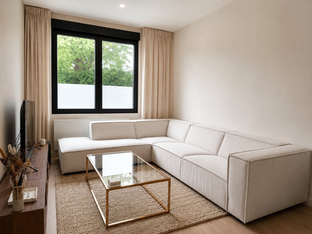 Fauteuil d'angle by SIDDE off white, 150 cm ou plus, 300 cm ou plus, Quatre personnes ou plus, Comme neuf