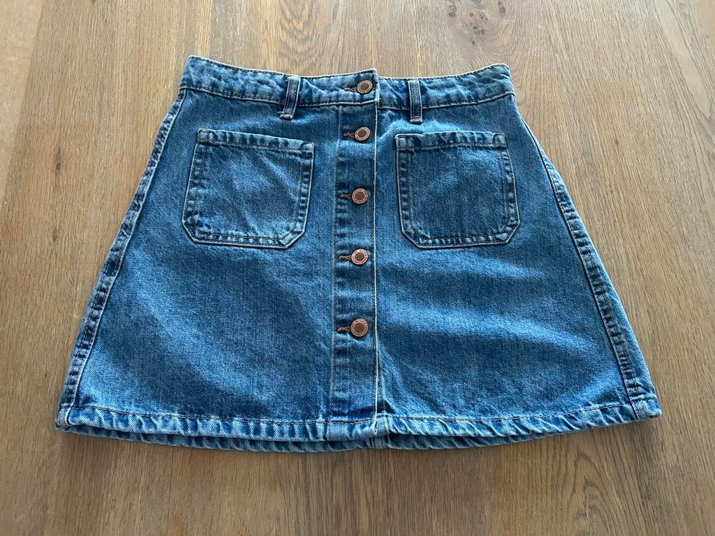 Blauwe mini Jeansrok Bershka maat 36, Blauw, Ophalen of Verzenden, Zo goed als nieuw, Maat 36 (S)