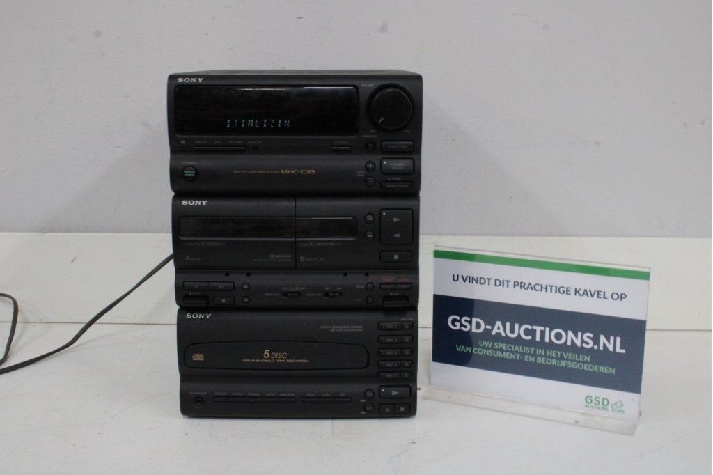 Sony MHC-C33 mini Hi-Fi componentensysteem, Audio, Tv en Foto, Cd-spelers, Niet ingevuld, Gebruikt, Niet ingevuld, Ophalen of Verzenden