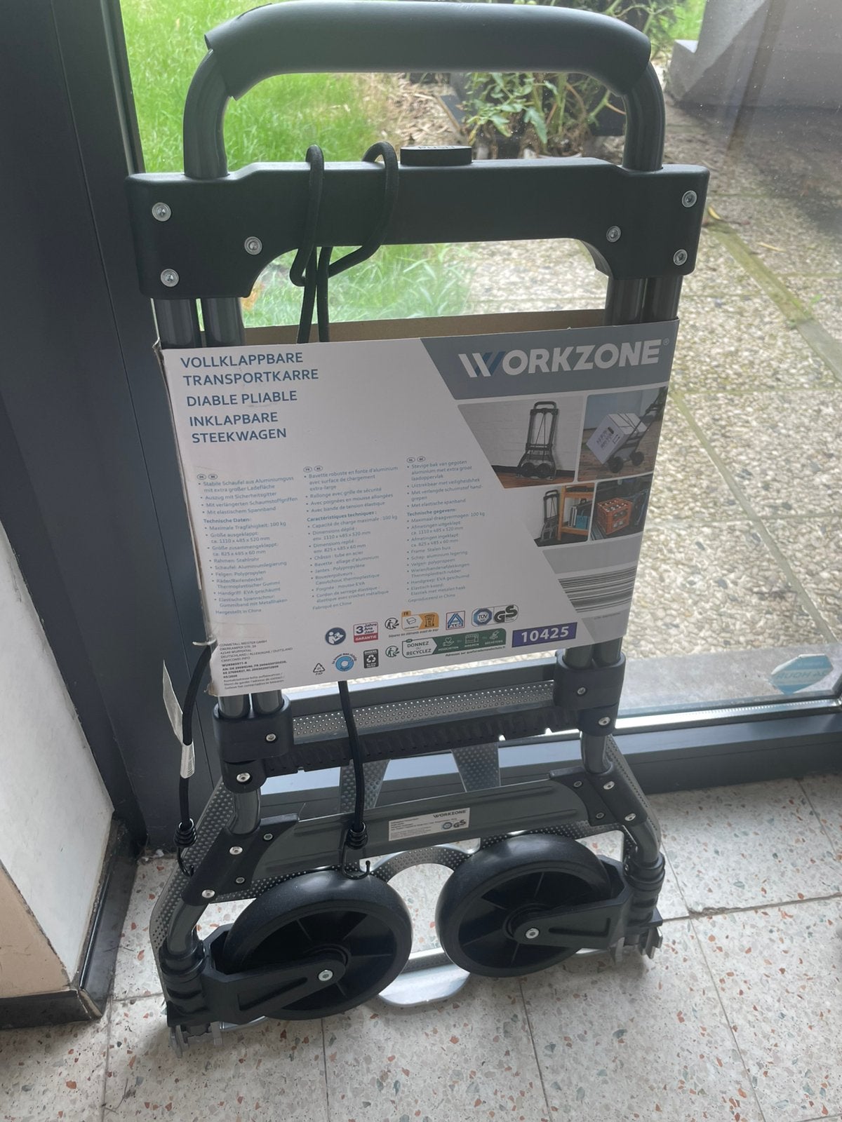 Opklapbaar steekwagentje Workzone (nieuw), Ophalen, Nieuw