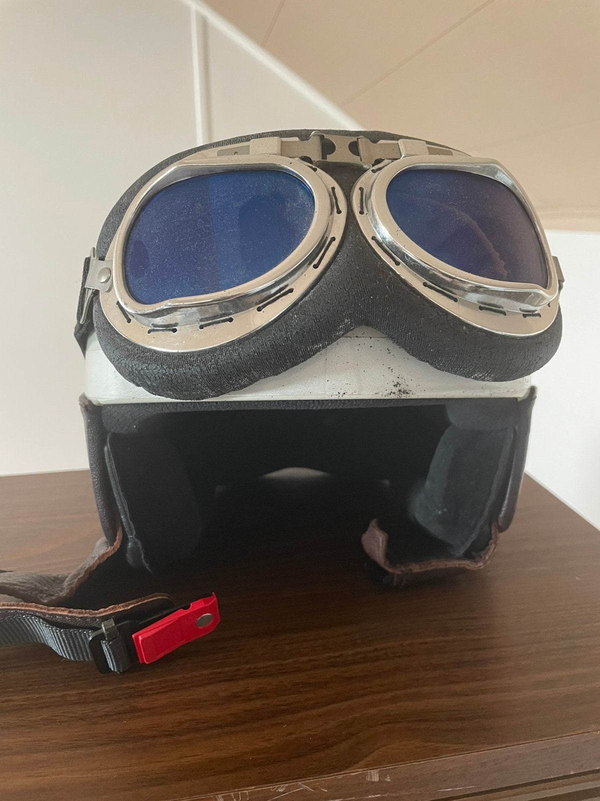 Casque vintage chevignon M.C roadmasters, Enlèvement ou Envoi, Comme neuf