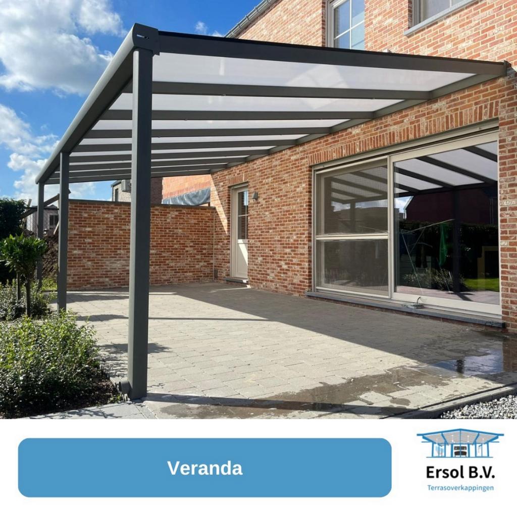 Veranda Overkapping BESTE PRIJZEN, Tuin en Terras, Overkappingen, Ophalen of Verzenden, Zo goed als nieuw, Veranda