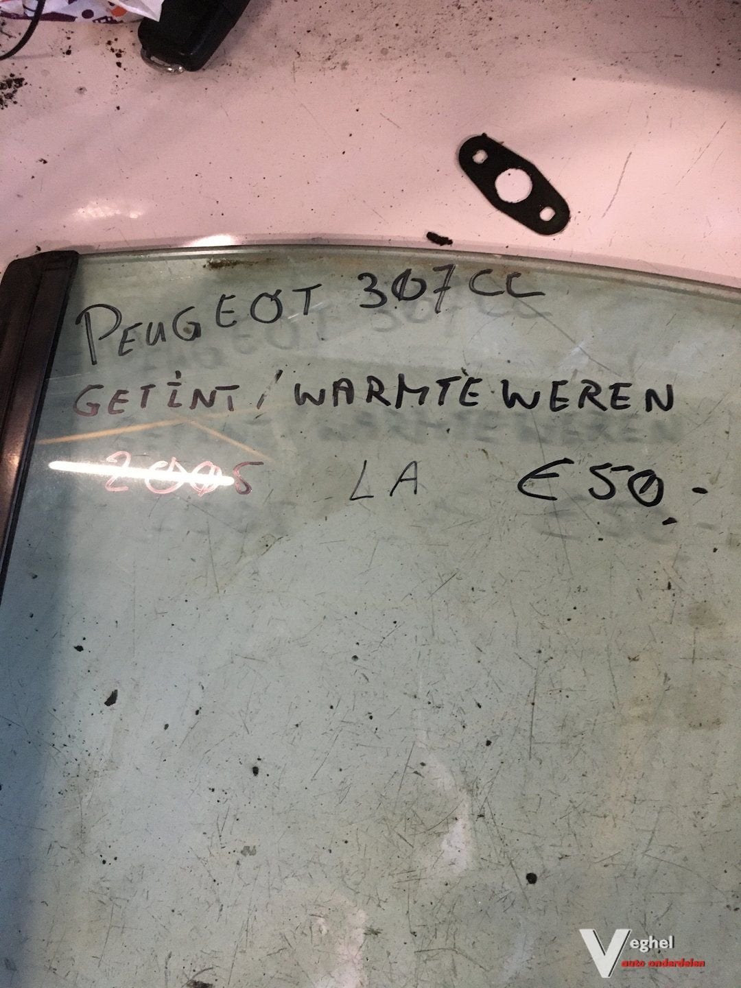 Peugeot 307 CC 2005 Zijruit Links, -, Utilisé, -, -