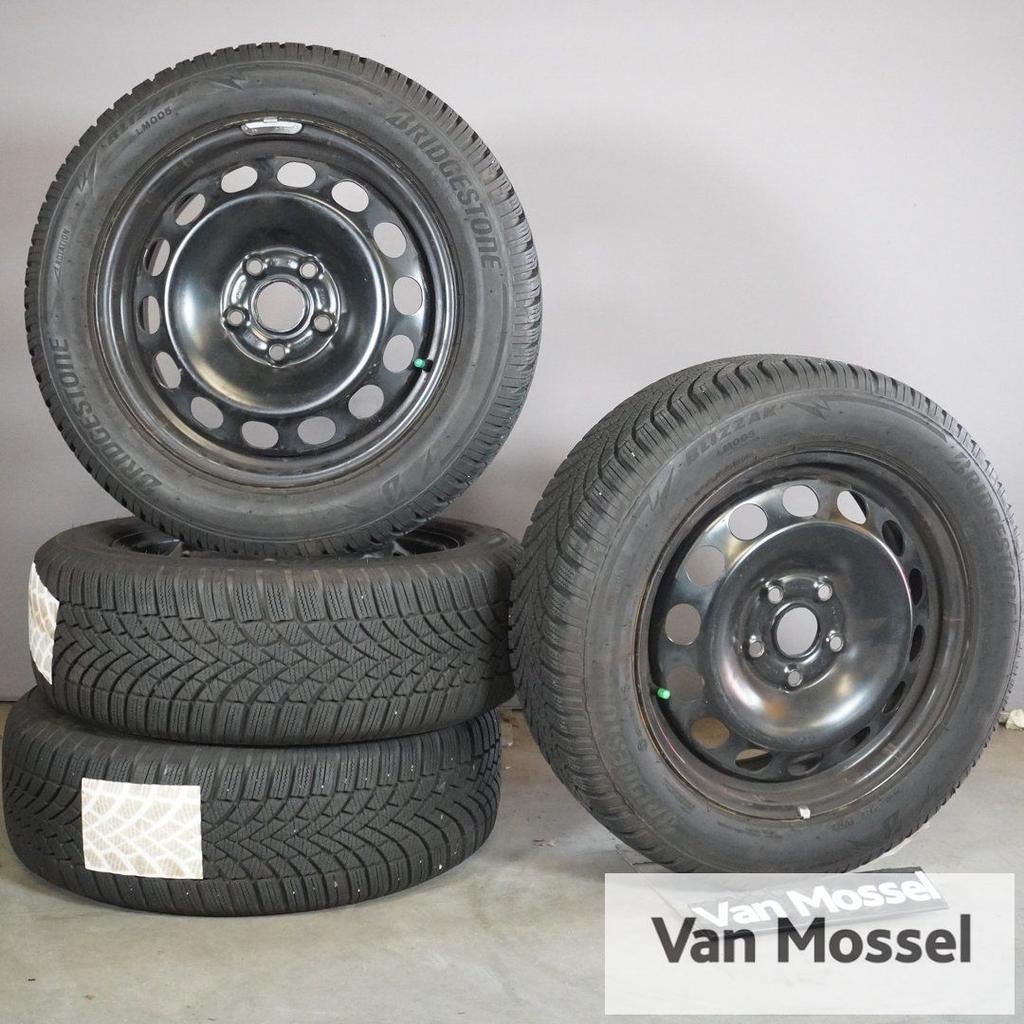 Bridgestone Blizzak LM005 255/55/R16 91H, Gebruikt, 255 mm, -, Banden en Velgen