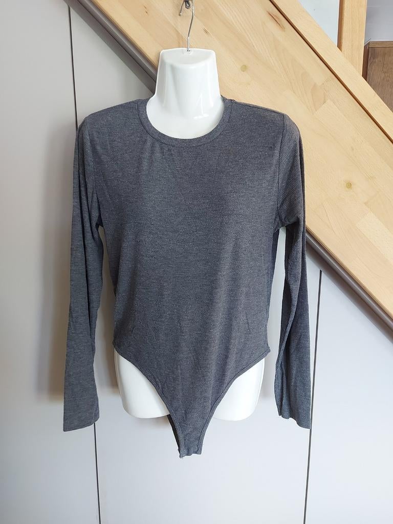 Body L, Enlèvement ou Envoi, Gris, Manches longues