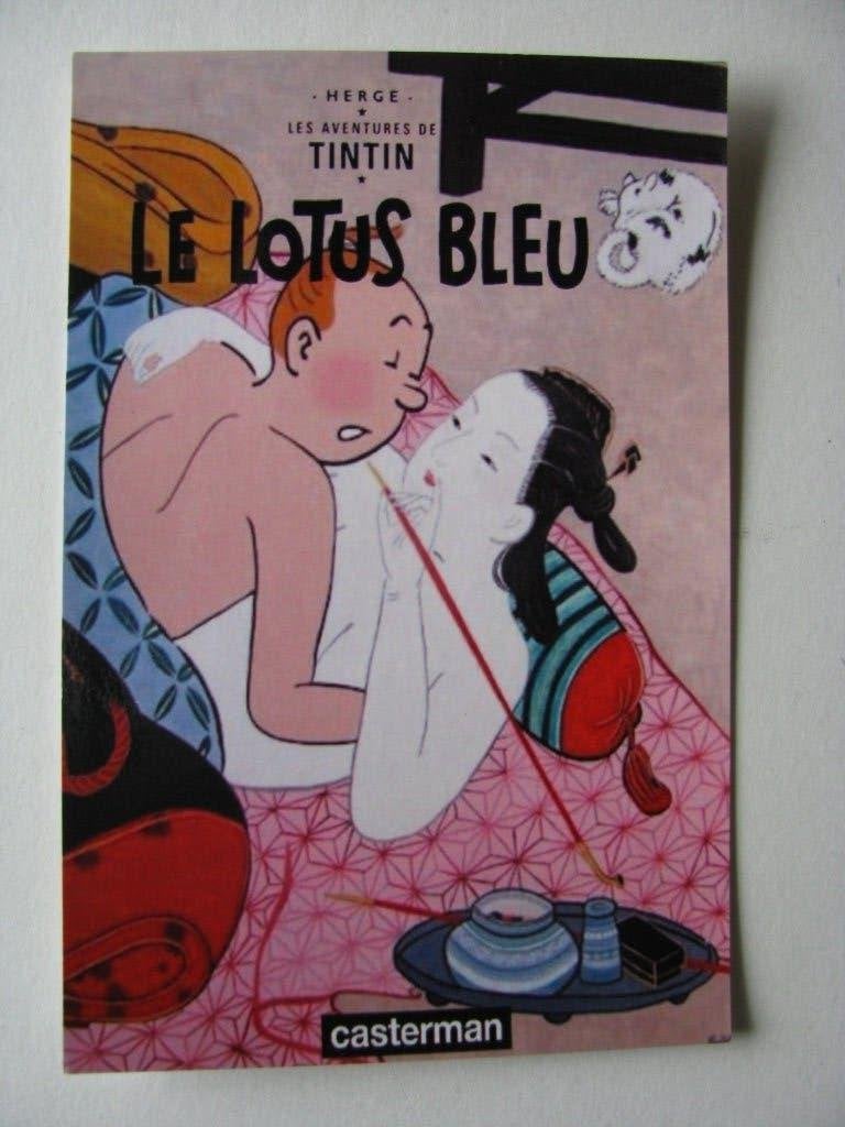 Tintin-Le Lotus Bleu-neuf, Collections, Envoi, Tintin, Neuf
