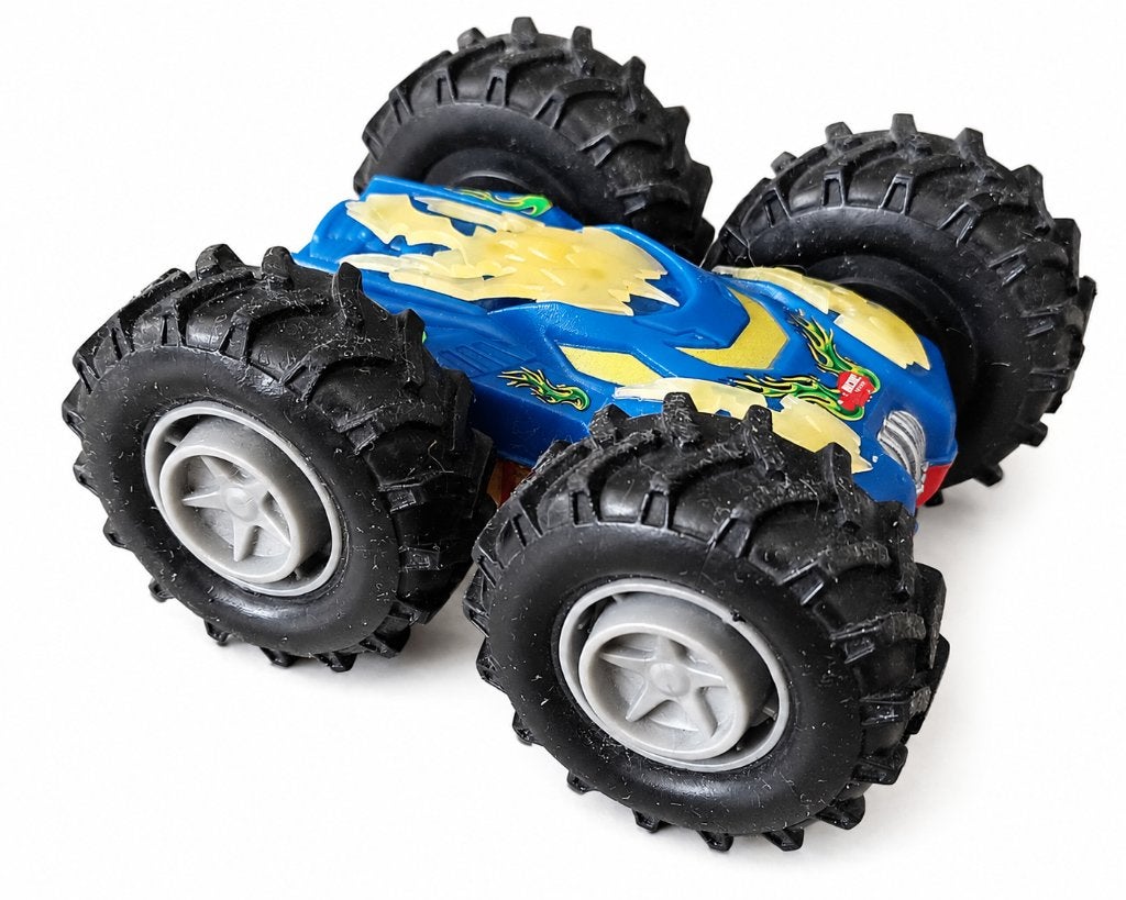 Crazy Flippy flip auto rood/blauw - Dickie Toys, Ophalen, Zo goed als nieuw