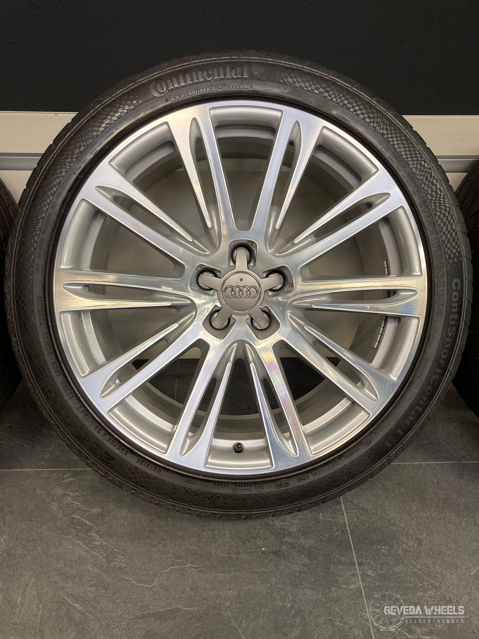 20” originele Audi A8 S8 D4 D5 velgen + banden 5x112 4H06010, Auto-onderdelen, Banden en Velgen, Gebruikt, -, 265 mm, -
