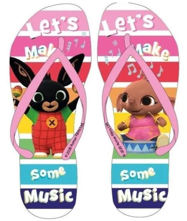 Bing Konijn Teenslippers / Flip Flops Meisje - Music, Neuf, Enlèvement ou Envoi, Bing, Autres types