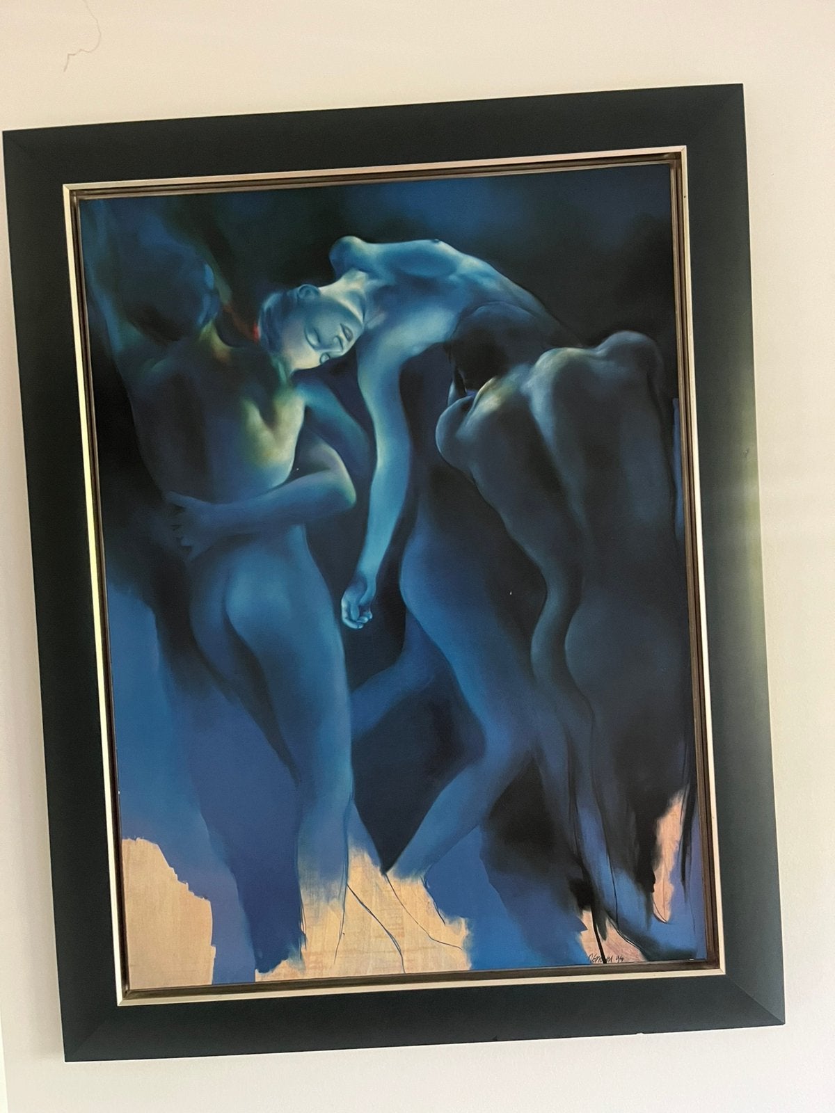 Groot schilderij, Ophalen