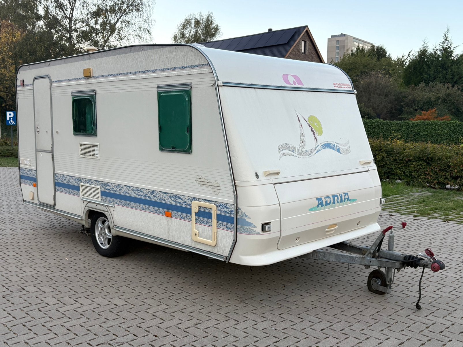 Adria 520PX + Moover + Voortent + Vastbed, Particulier, Douche, Adria