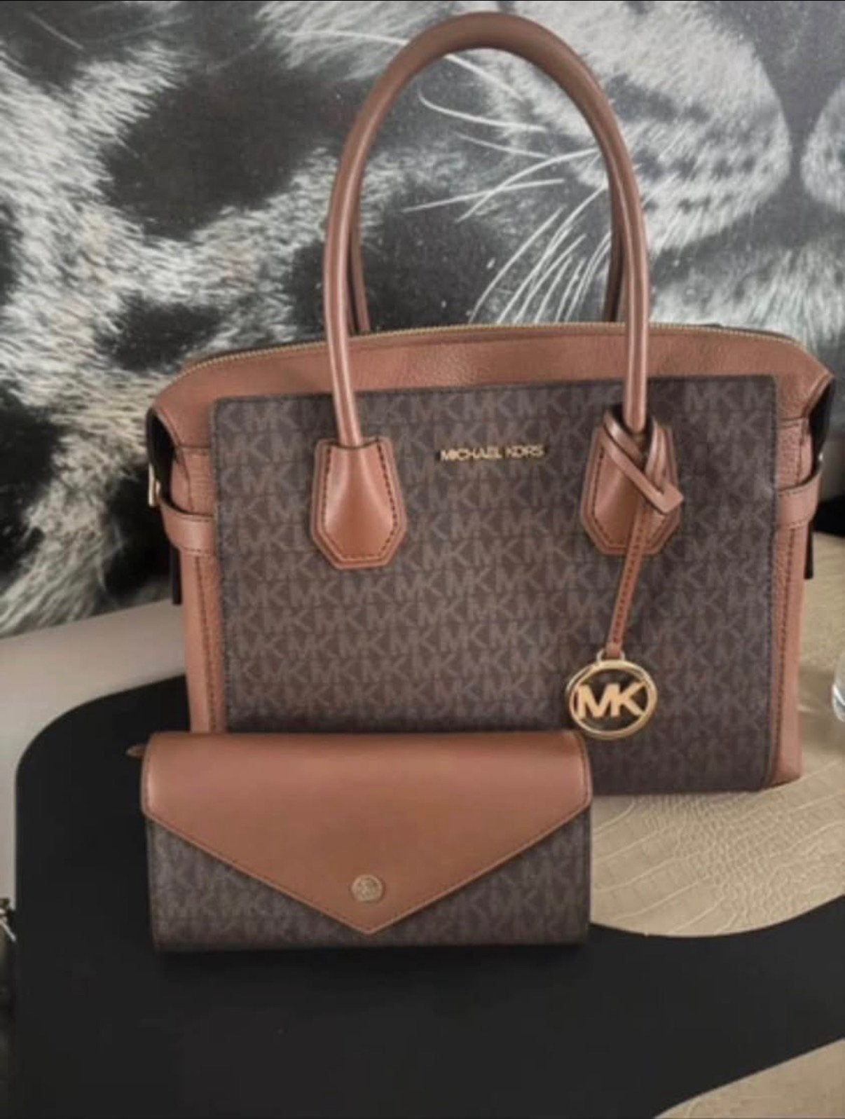 Michael kors set, Handtassen en Accessoires, Tassen | Damestassen, Ophalen, Zo goed als nieuw