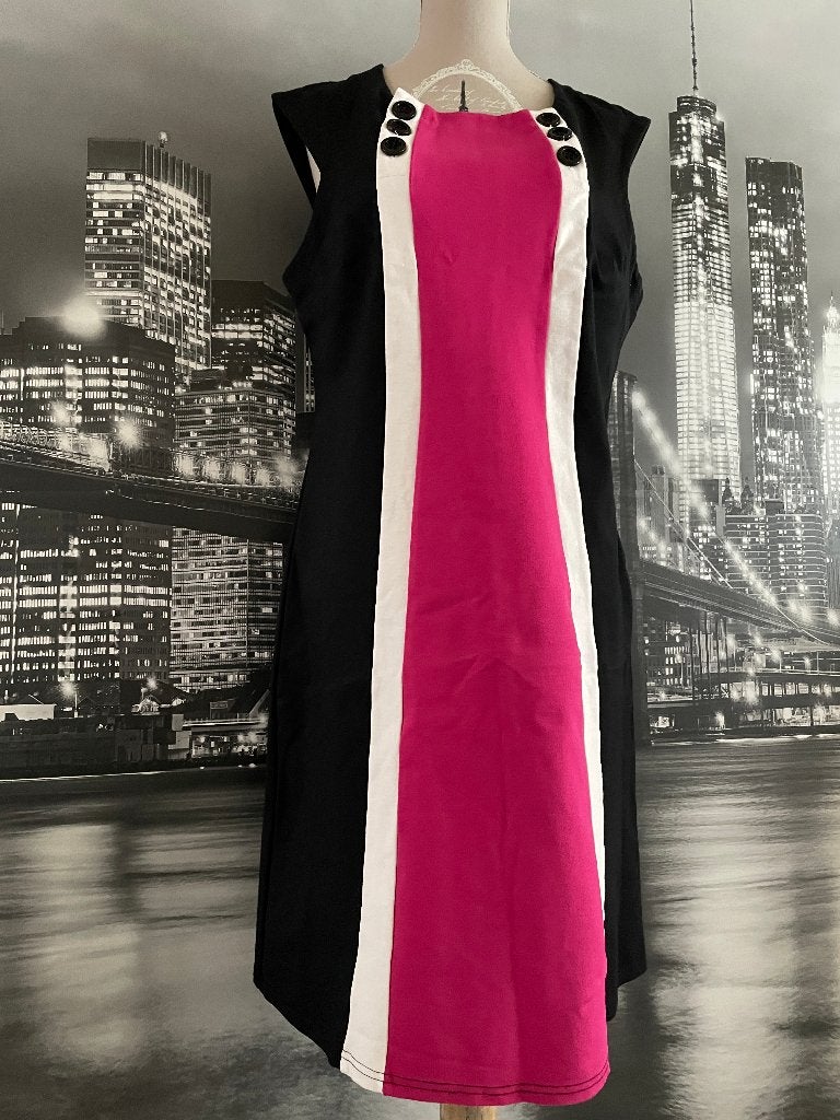 kleed jurk Avalanche - 6 (42/44), Kleding | Dames, Maat 42/44 (L), Zo goed als nieuw, Roze, Onder de knie
