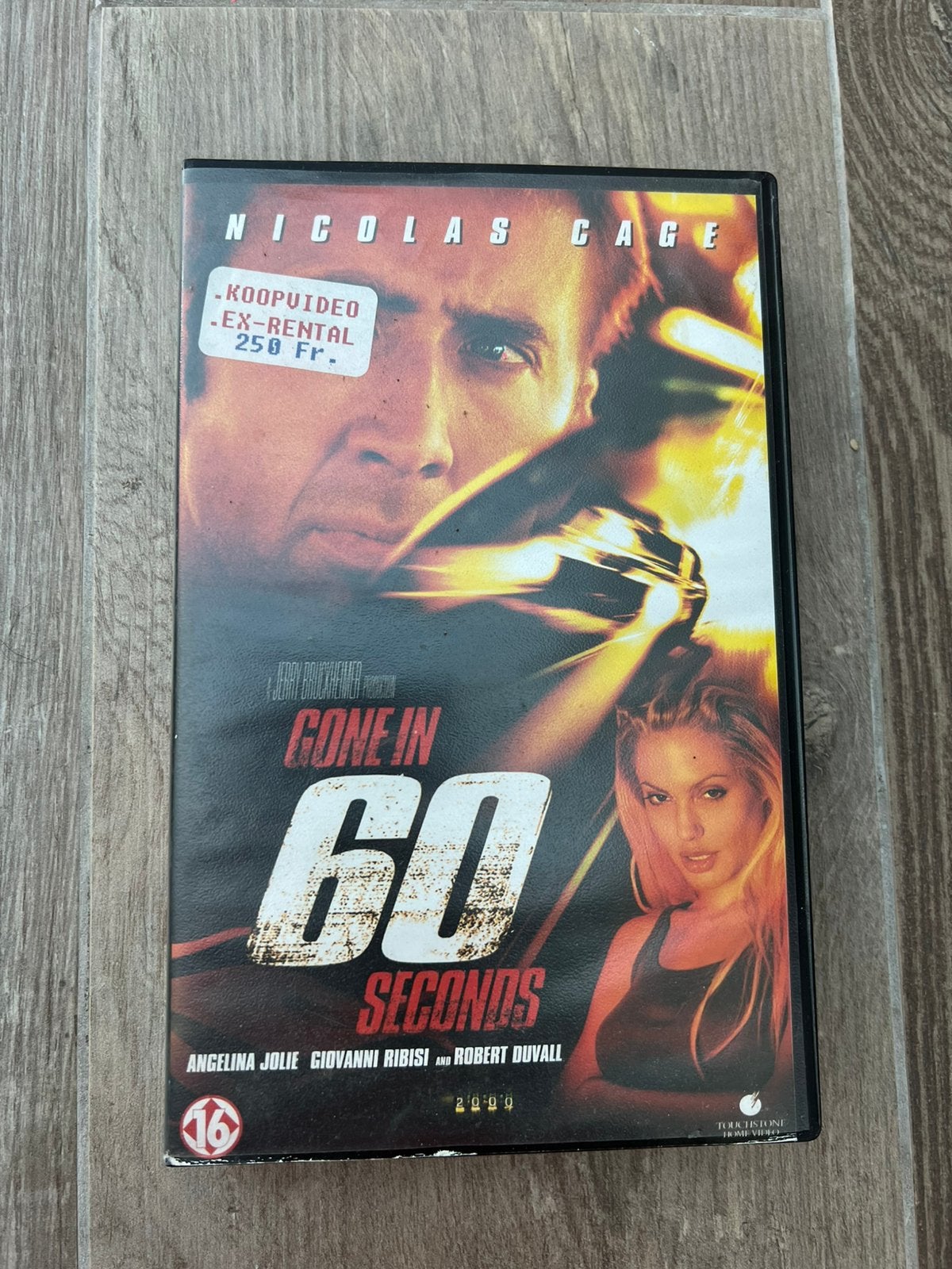 VHS video Gone in 60 seconds, Ophalen of Verzenden, Zo goed als nieuw, VHS