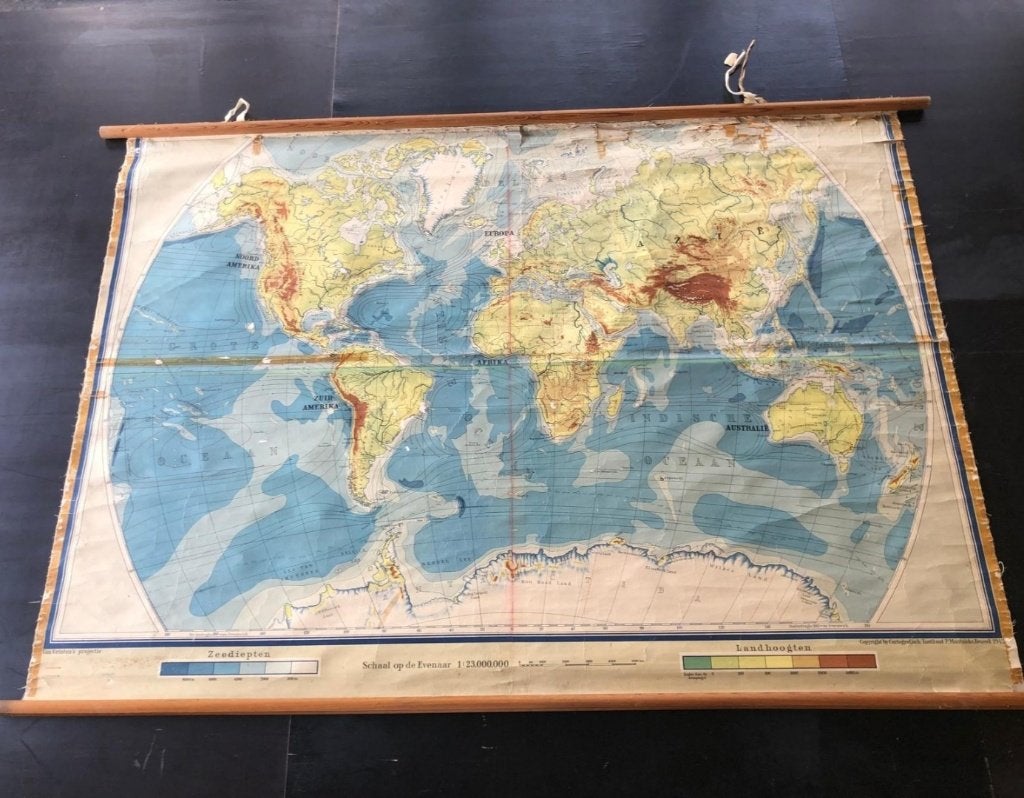 Cartes du monde, Antiquités & Art, Curiosités & Brocante, Enlèvement