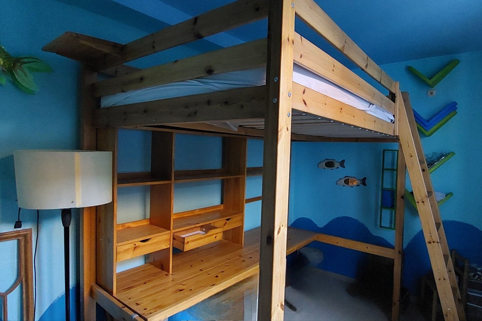 Ikea hoogslaper Storå 140-200 cm, Maison & Meubles, 200 cm de hauteur ou plus, Queen size, 140 cm, Enlèvement
