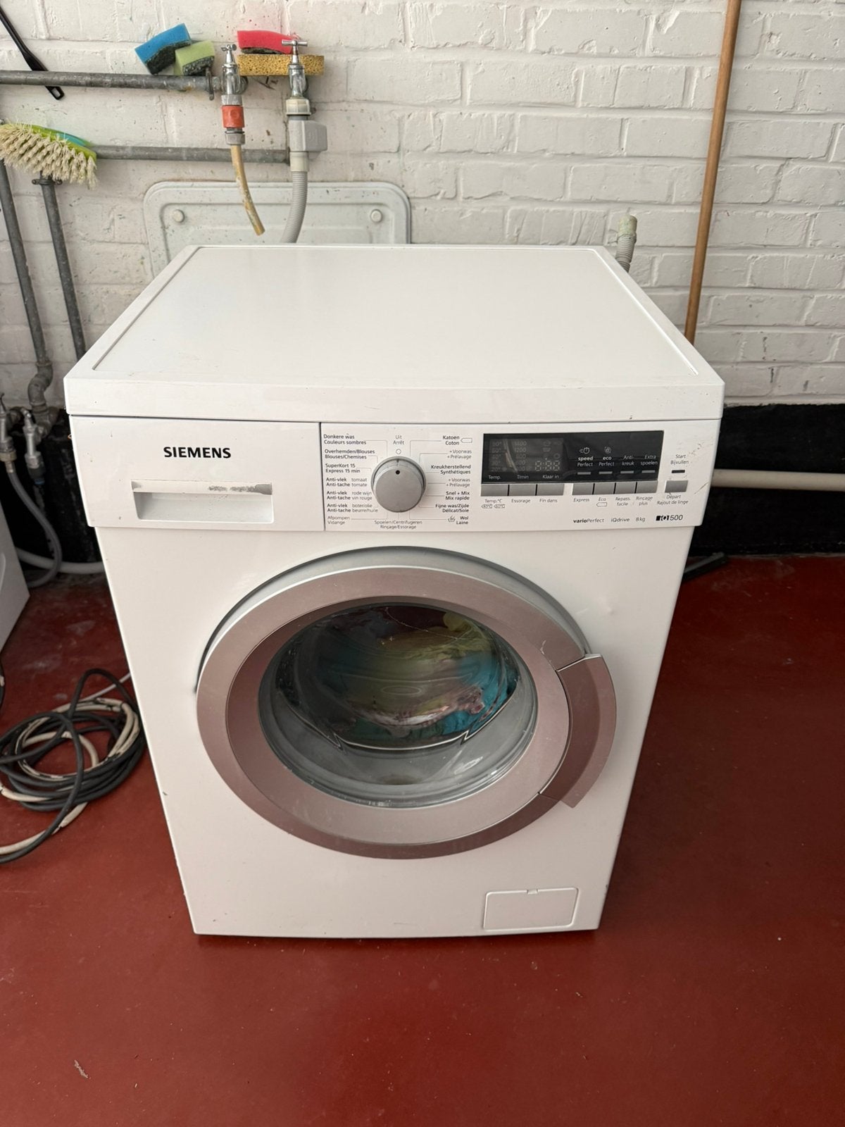 Wasmachine Siemens, Elektronische apparatuur, Wasmachines, Ophalen, Zo goed als nieuw, Voorlader, 1200 tot 1600 toeren
