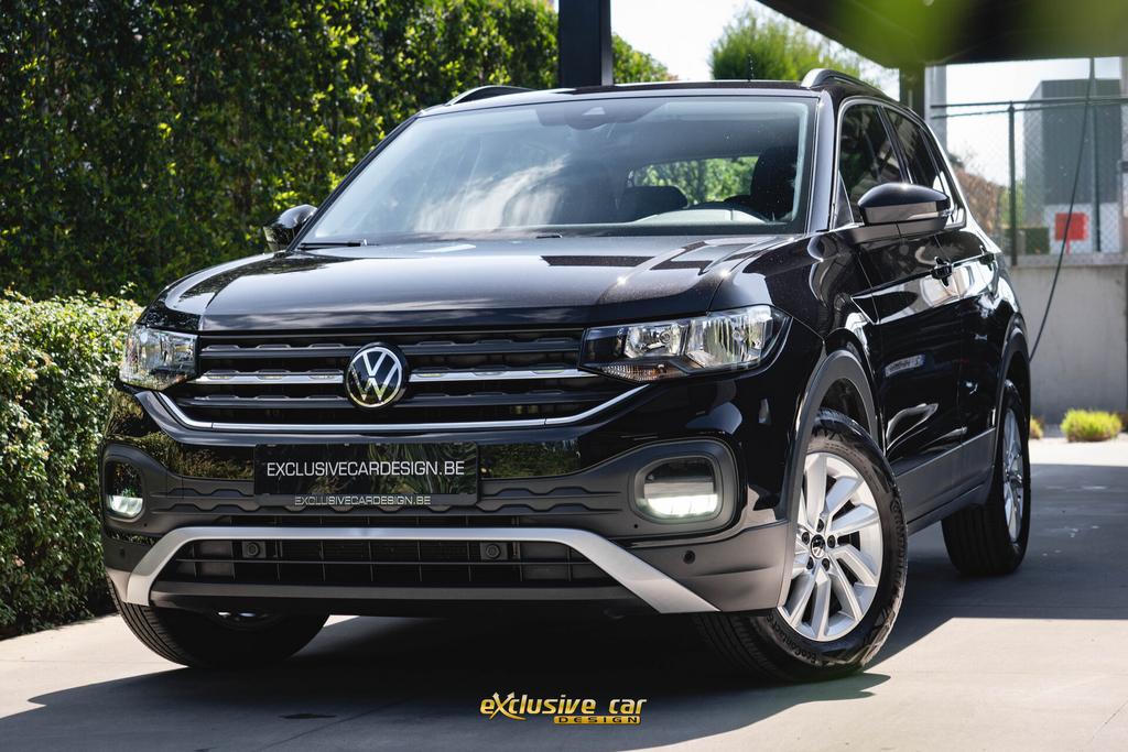 Volkswagen T-Cross Life 1.0 TFSI DSG, Auto's, Volkswagen, T-Cross, 0 kg, Zwart, Bedrijf