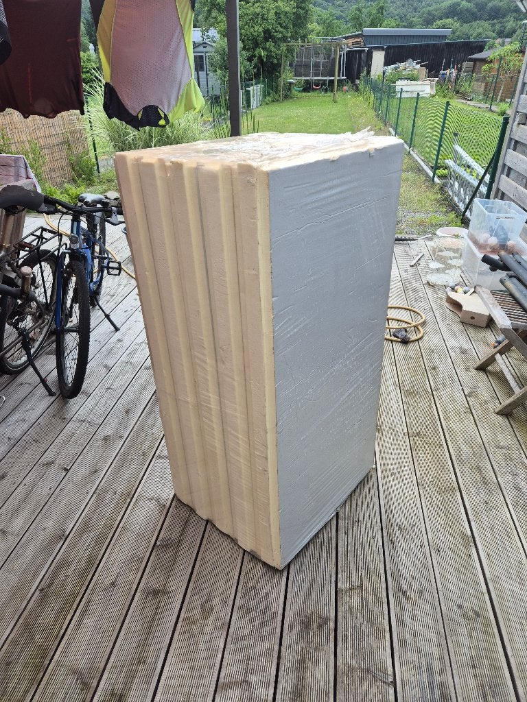 10 panneaux isolation 120 x 60 x 10 cm (2 paquets), 8 à 12 cm, Enlèvement, Mousse rigide (PIR), 5 à 10 m²
