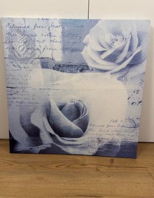 Schilderij bloemen, Ophalen of Verzenden, Zo goed als nieuw, Schilderij